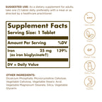 Solgar Chelated Iron - 100 Tablets - image 2