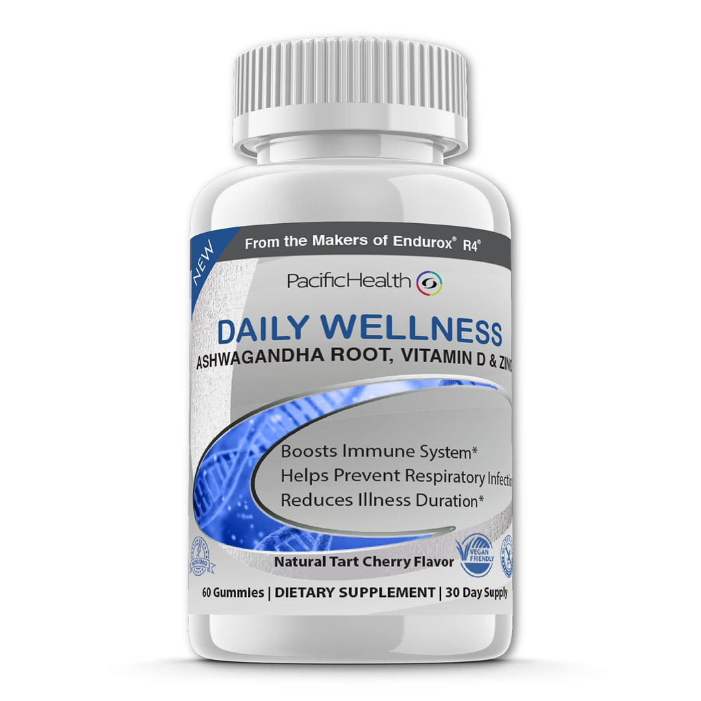 Pacific Health Daily Wellness Gummies with Ashwagandha, Vitamin D & Zinc