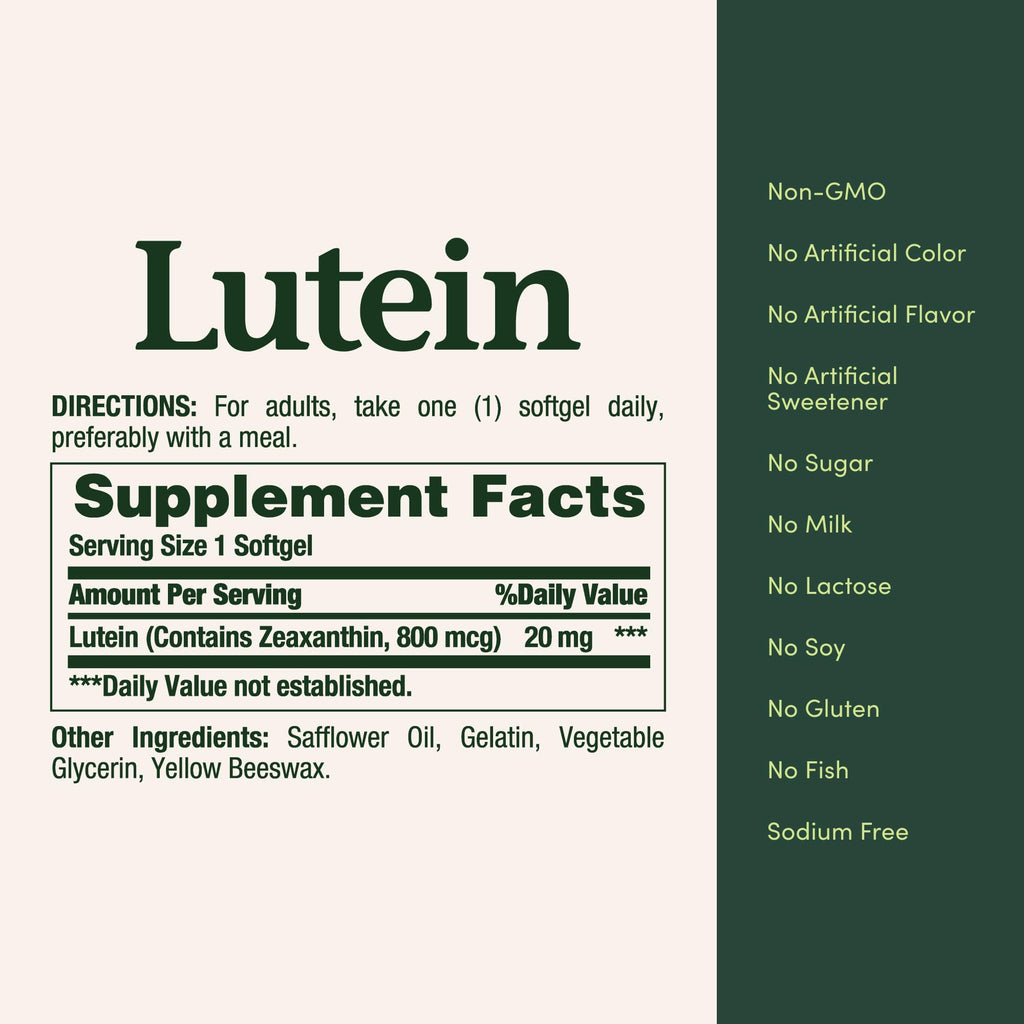 Nature's Bounty Lutein