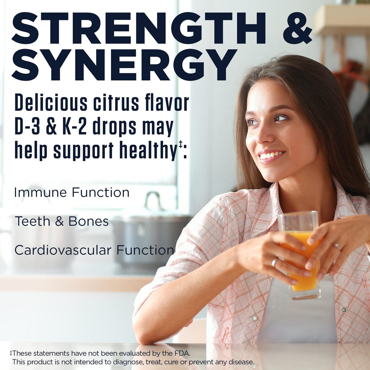 KAL D3 K2 DropIns 5000 IU/500 mcg Bone Support - 2 fl oz - image 3