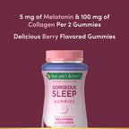 Nature's Bounty Optimal Solutions Gorgeous Sleep Melatonin 5mg - 60 Gummies - image 4