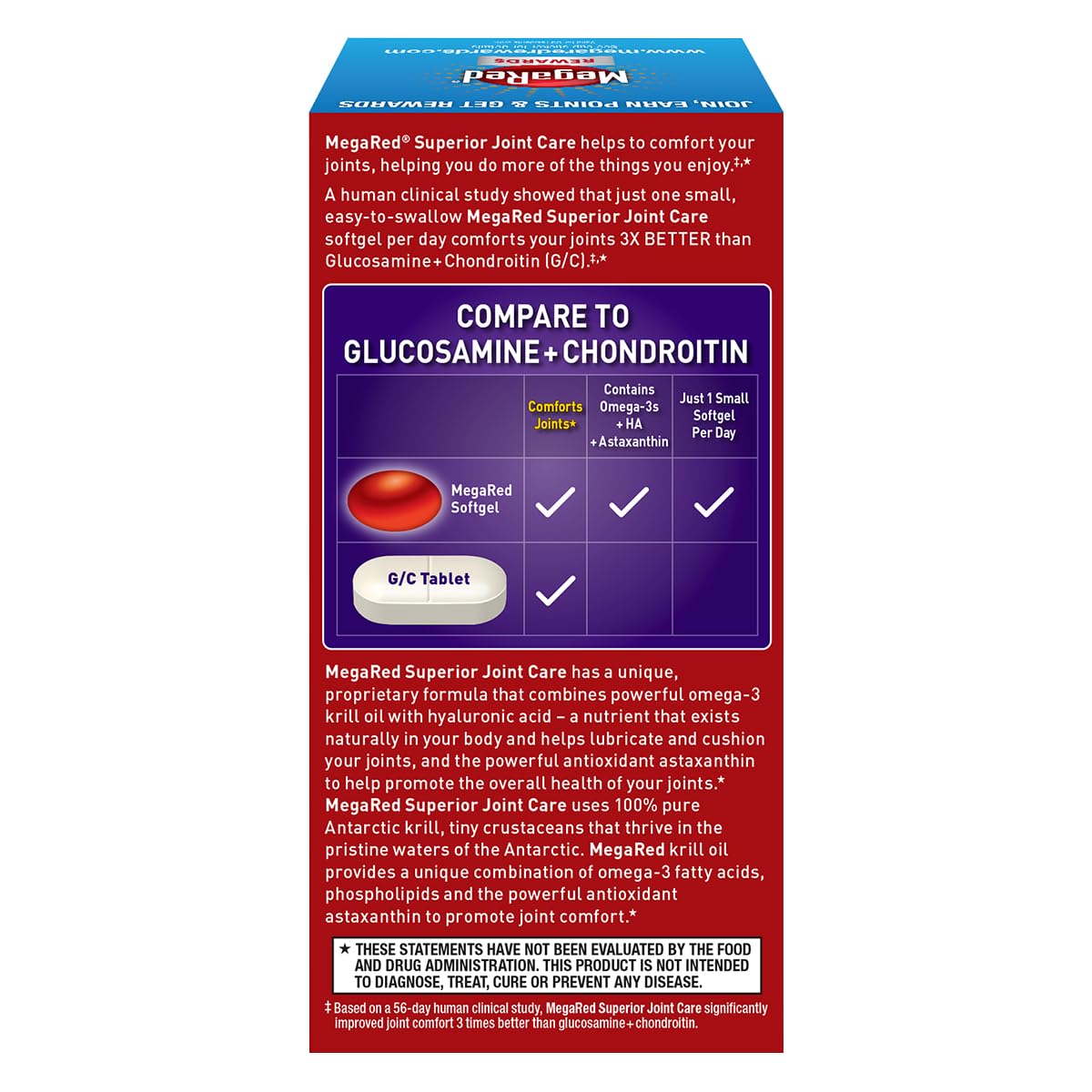 Schiff MegaRed Omega-3 Krill Oil Joint Care - 60 Softgels - image 3