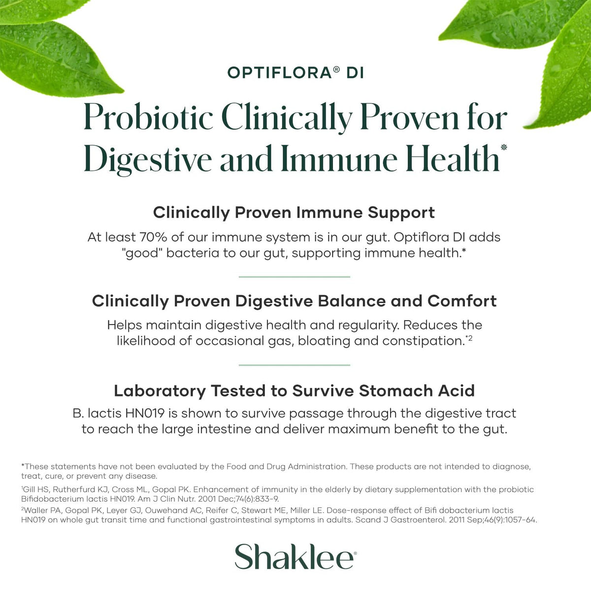 Shaklee Optiflora DI Probiotic 10 Billion CFUs - 30 Capsules - image 4
