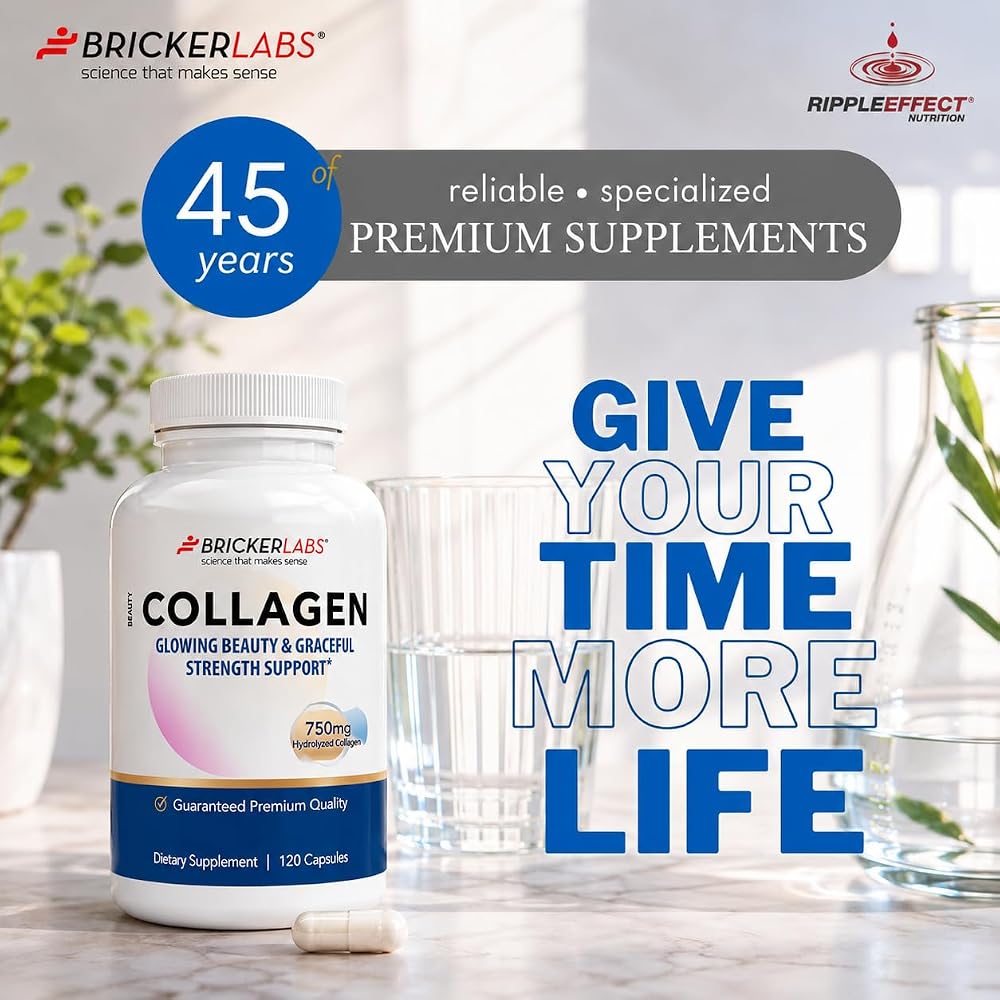 Bricker Labs Collagen Type I & III Hydrolyzed - 120 Capsules - image 9