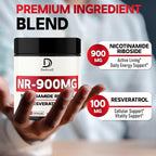 DEDICAD NAD Nicotinamide Riboside Resveratrol - 80 Capsules - image 3
