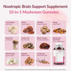 Purify Life Mushroom Gummies 10-Plex for Focus & Clarity - 90 Gummies - image 4