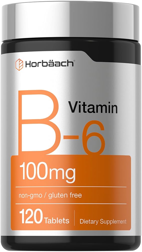 Horbäach Vitamin B6 100mg - 120 Tablets