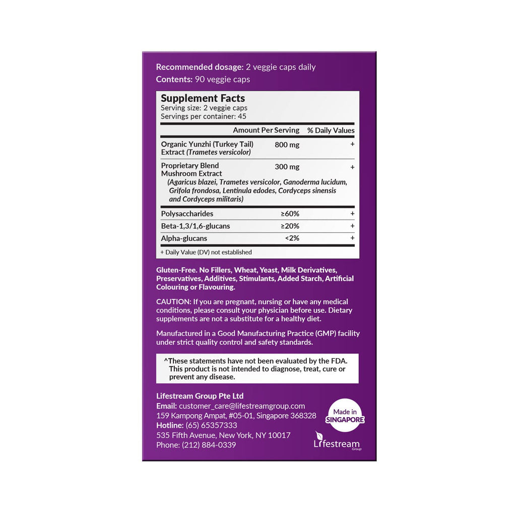 LABO Nutrition Bioactive Turkey Tail 7in1 Mushroom Extract - 90 Capsules - image 9