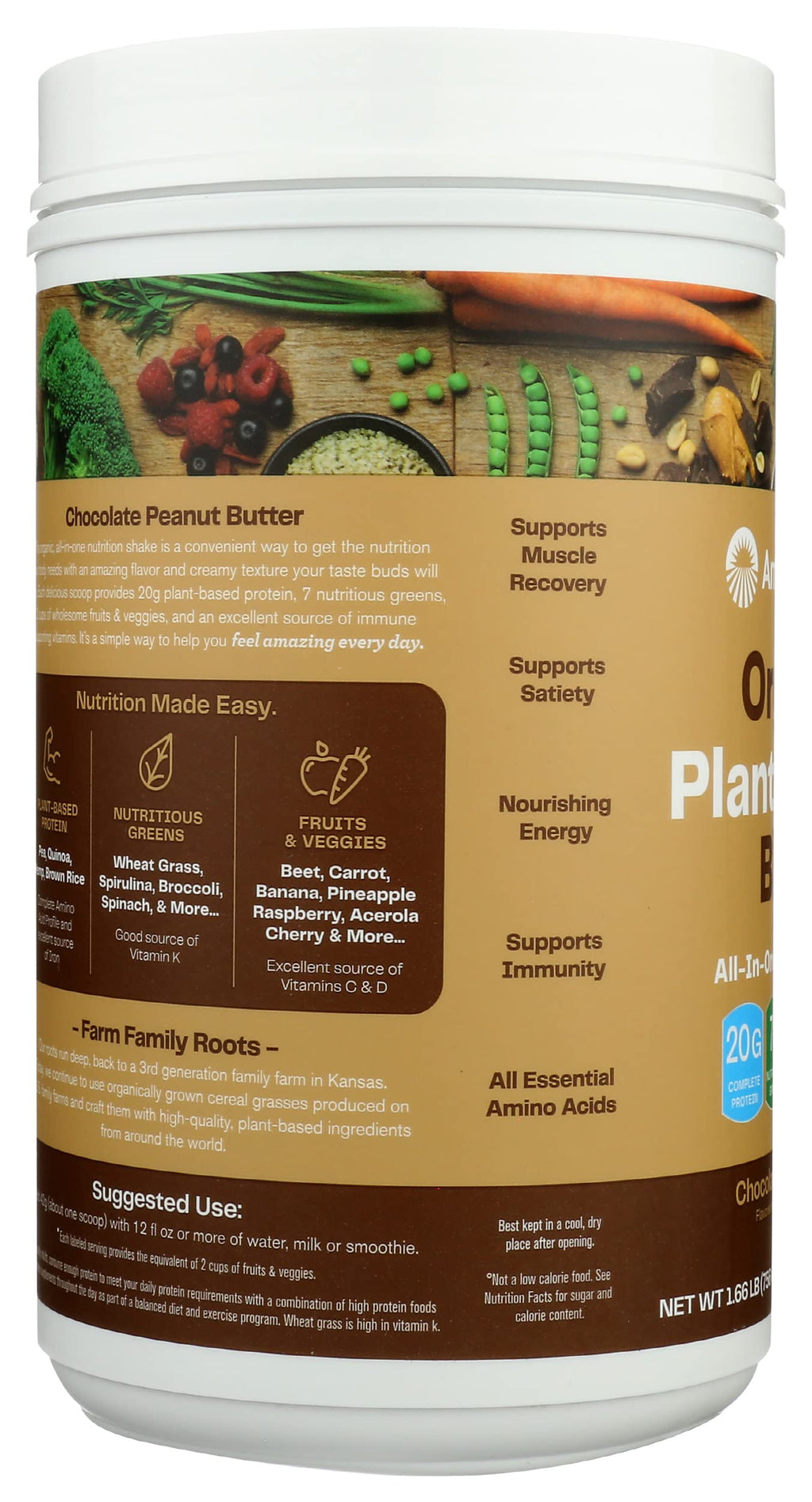 Amazing Grass Organic Plant Protein Blend: Vegan Protein Powder