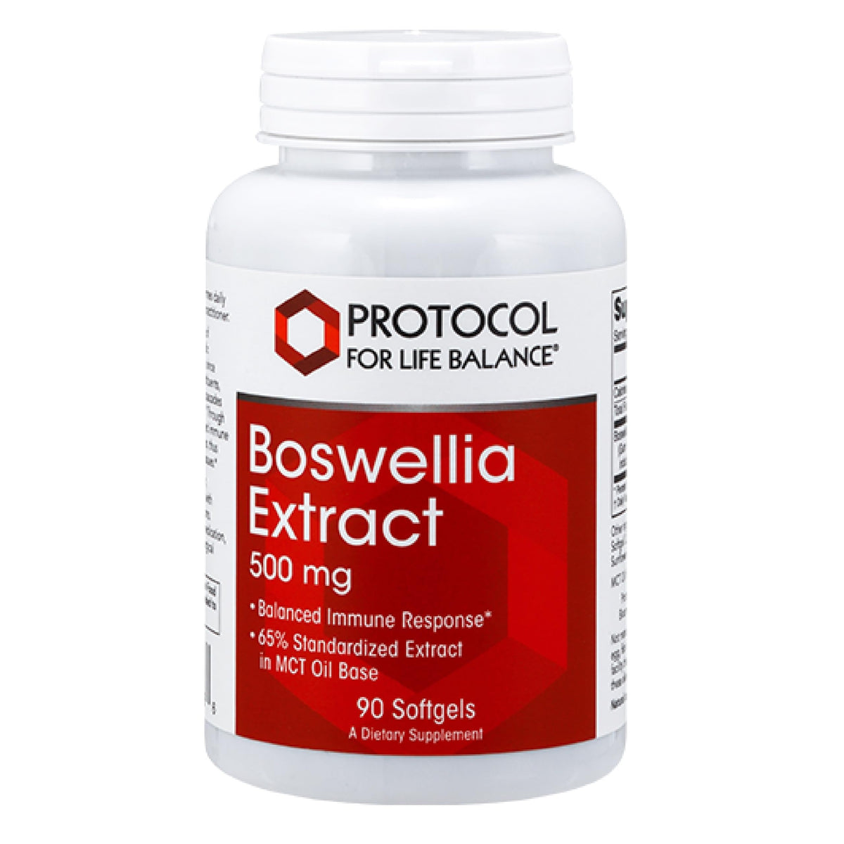 PROTOCOL FOR LIFE BALANCE Boswellia Extract 500mg Immune Support - 90 Softgels