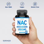 DORADO NUTRITION NAC N-Acetyl Cysteine 1000mg - 60 Vegan Capsules - image 7
