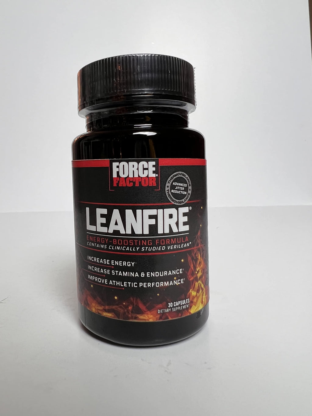 Force Factor LeanFire Pre Workout Energy Pills with Green Tea Extract and Caffeine