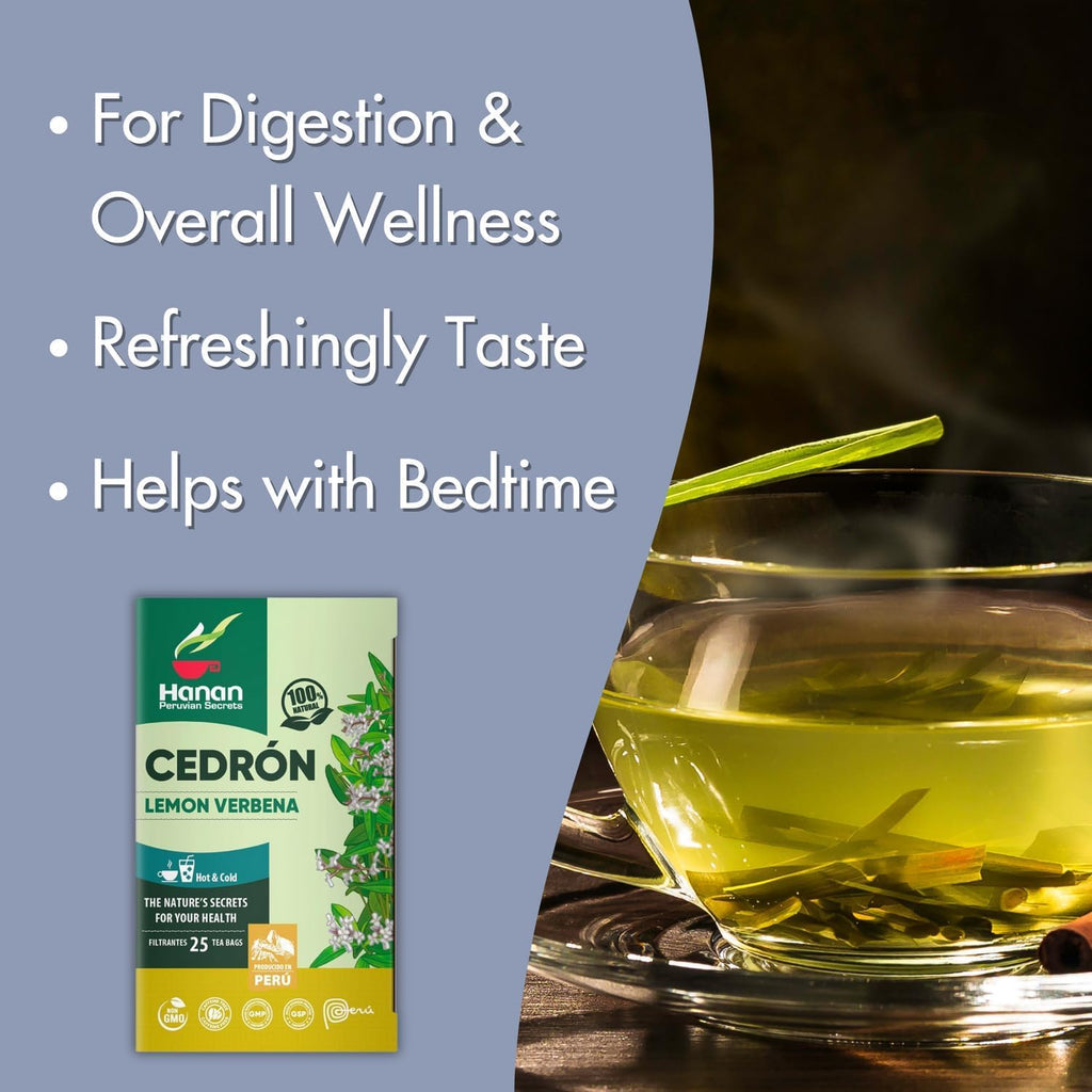 Hanan Peruvian Secrets Lemon Verbena Tea - 150 Teabags - image 3