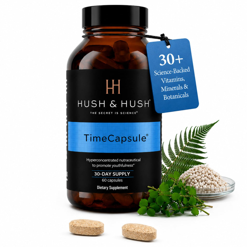 Hush & Hush TimeCapsule Healthy Aging Supplement with Collagen - 60 Tablets