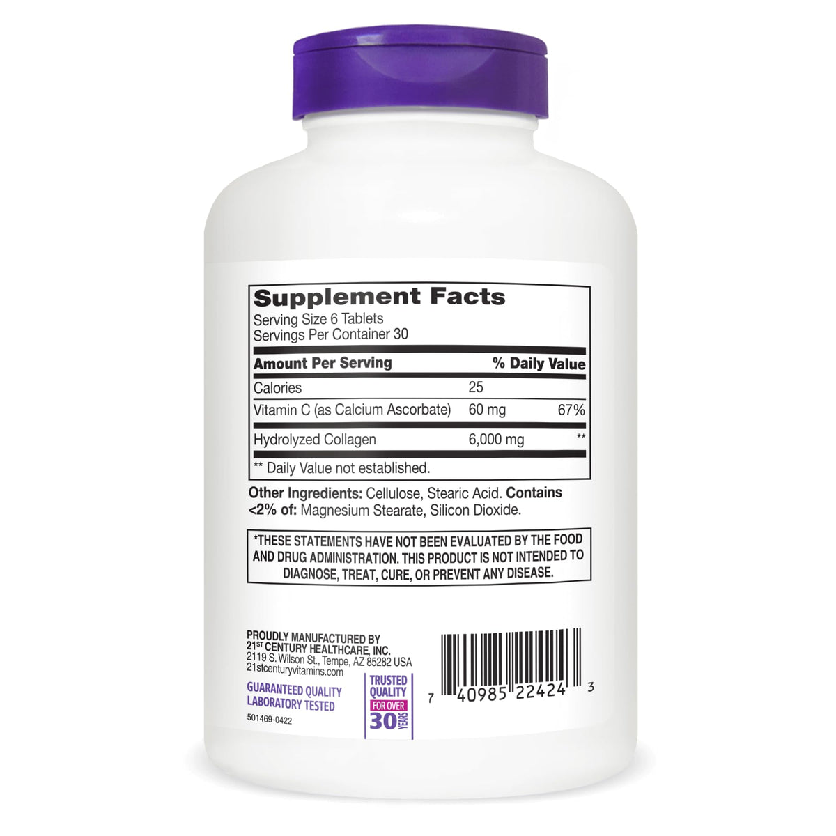 21st Century Super Collagen Plus C - 540 Capsules - image 3