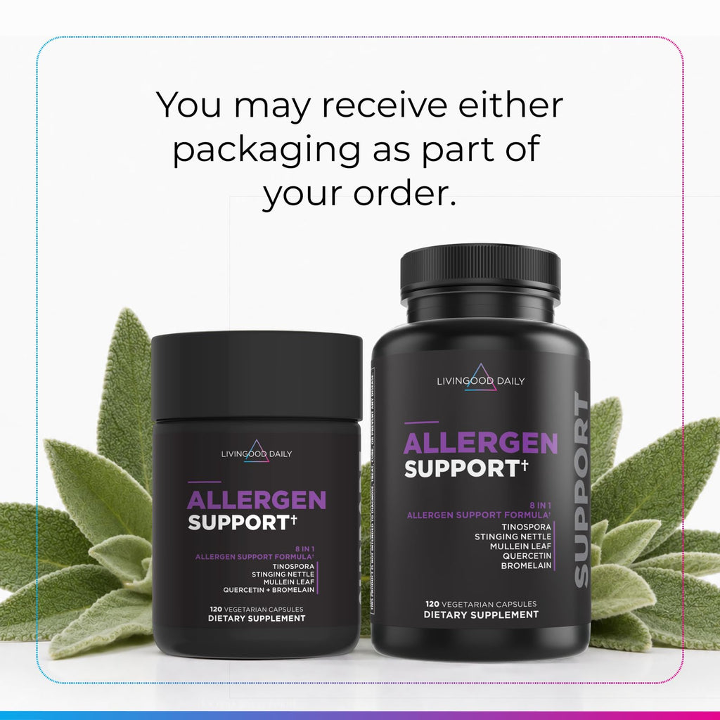 Livingood Daily Allergen Support Immune Supplement - 120 Capsules - image 2
