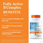 Doctor's BEST Fully Active Vitamin B Complex - 60 Vegetarian Capsules - image 4
