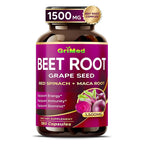 GriMed Beet Root 1500mg with Grape Seed Extract - 180 Capsules