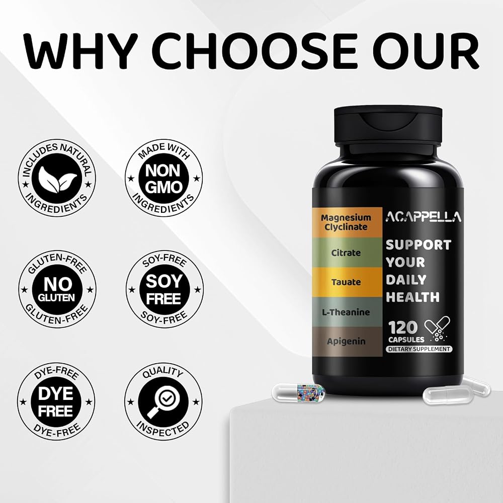 ACAPPELLA Magnesium Complex with 9 Forms - 120 Capsules - image 5