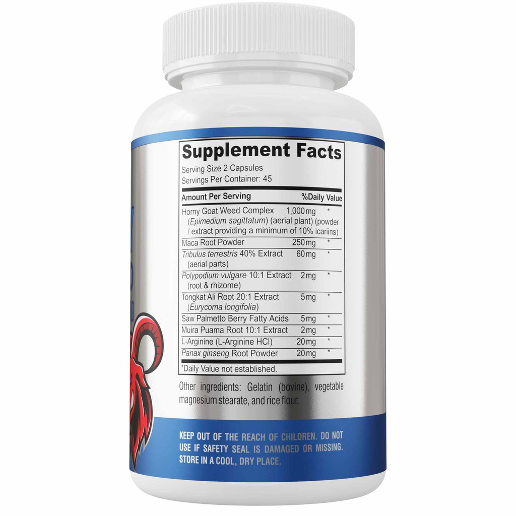 YUMMYVITE Horny Goat Weed 1364mg Extra Strength - 90 Capsules - image 6