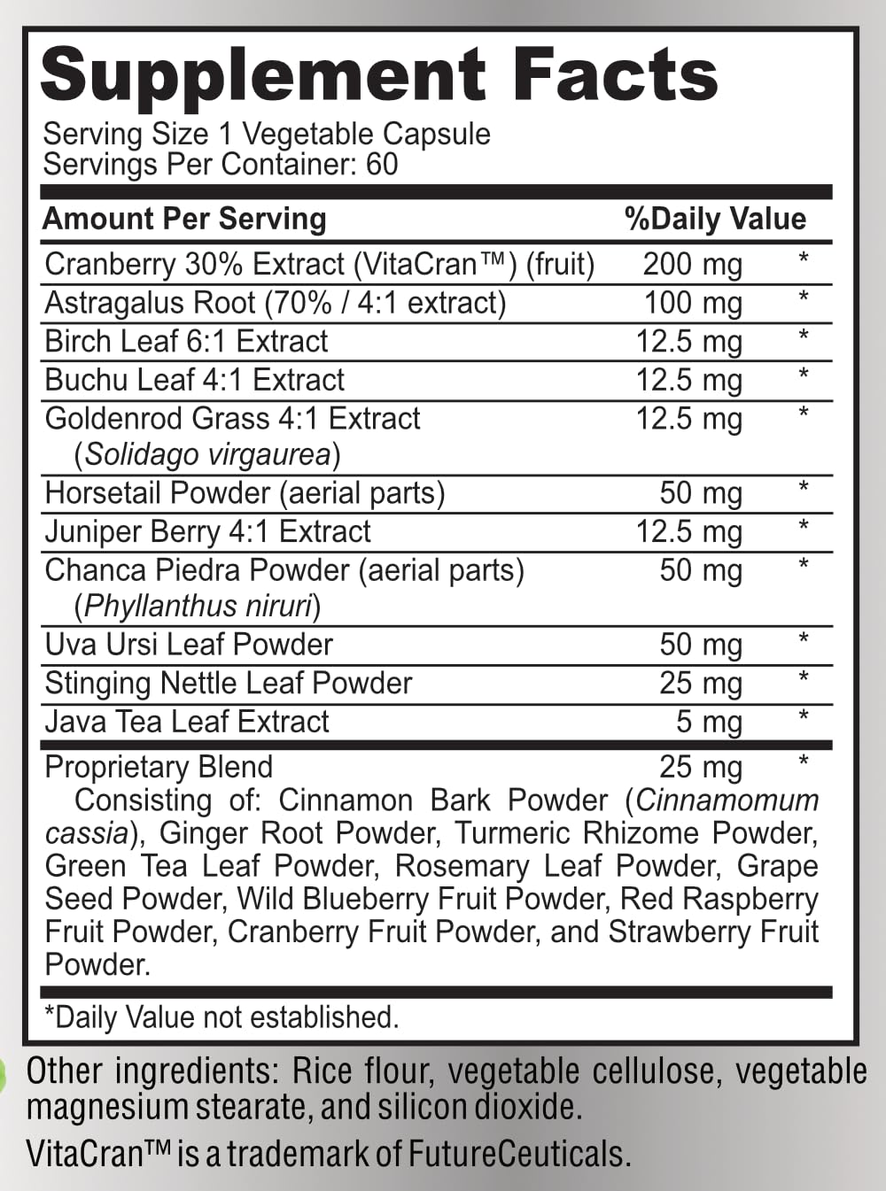 YUMMYVITE Herbal Kidney Cleanse with Cranberry Extract - 60 Capsules - image 7
