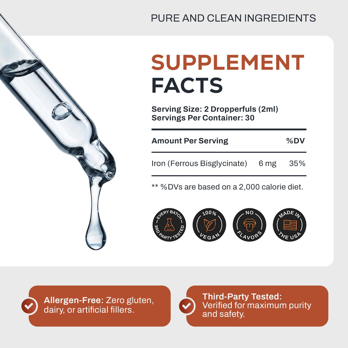 Upgraded Formulas Iron Liquid Nano Minerals - 2 Fl Oz - image 4