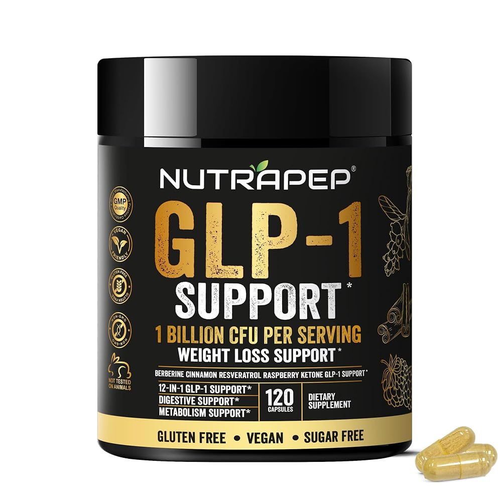 NutraPep GLP-1 Support Probiotic Weight Loss Supplement - 120 Capsules