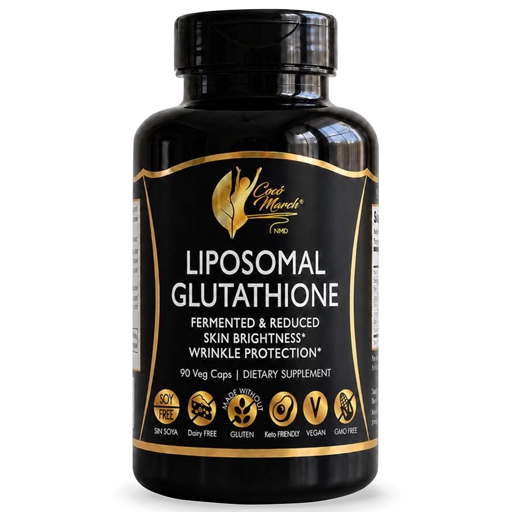 Cocó March Liposomal Glutathione 500mg Immune Support - 90 Capsules