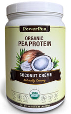 POWER PEA Plant Based Vegan Protein Powder Coconut Creme - 13.6 oz