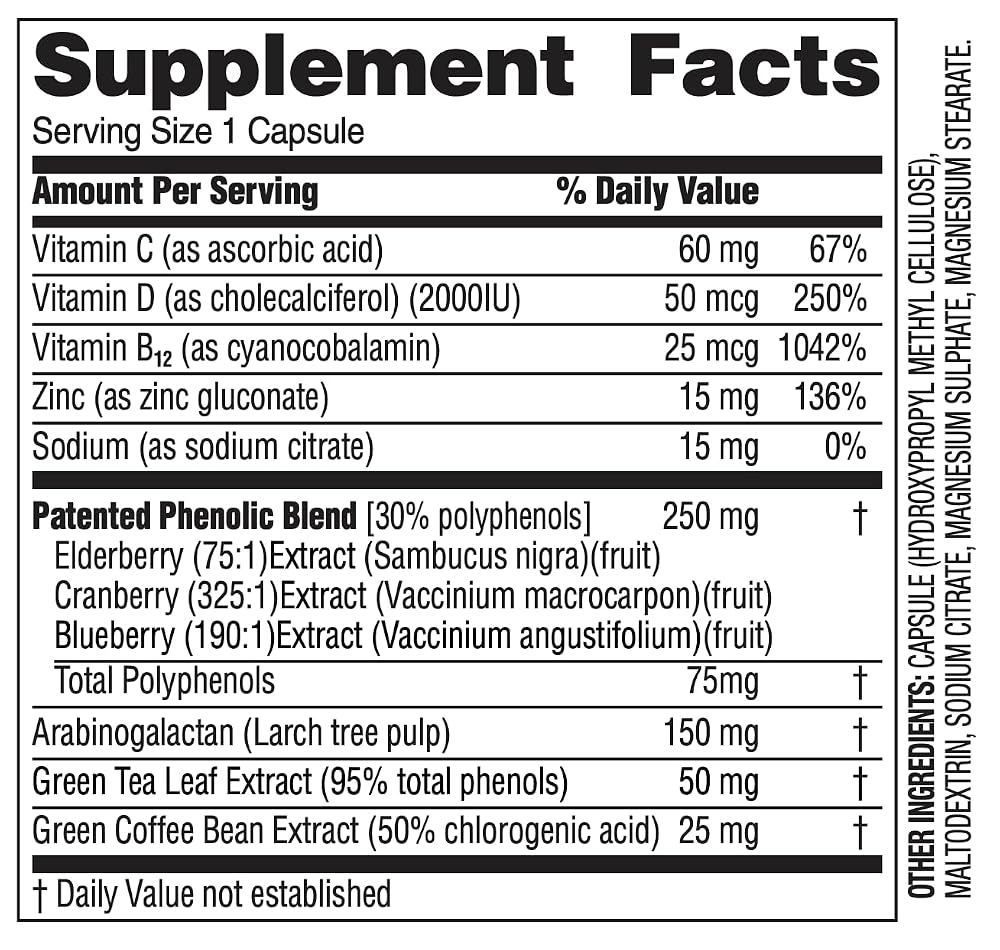 PharmaPrint ImmunEx Defense Elderberry Immune Support - 30 Capsules - image 4