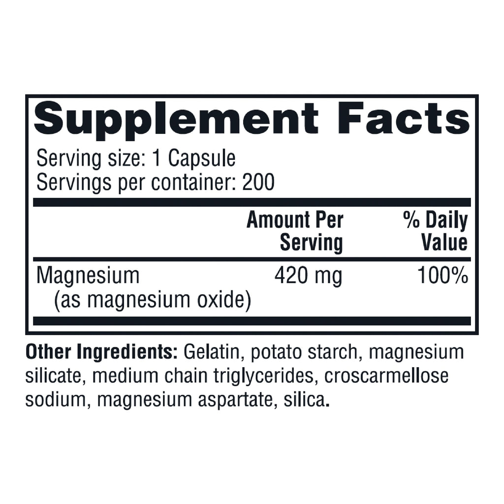Twinlab Magnesium Caps 420 mg - 400 Count (2 Pack) - image 2