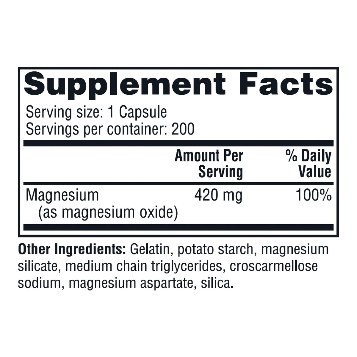 Twinlab Magnesium Caps 420 mg - 400 Count (2 Pack) - image 2