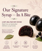 The POWER of Elderberries Elderberry Syrup Bites Immune Support - 40 Count - image 3