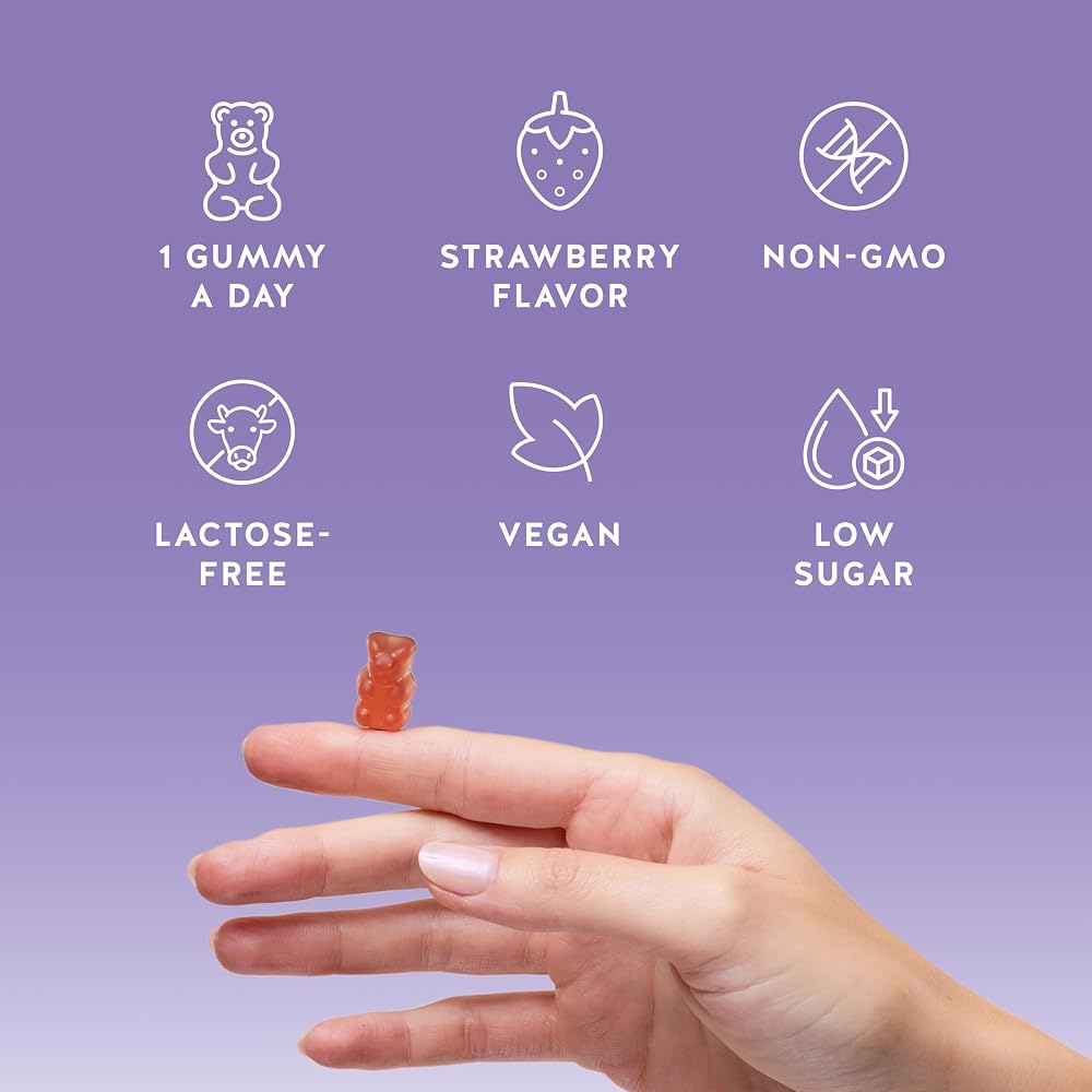Bears with Benefits PMS Support Gummies with Vitamin B6 & Lemon Balm