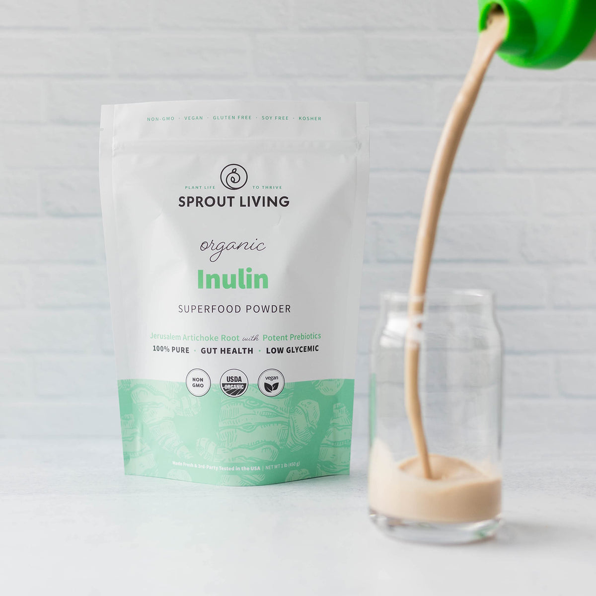 Sprout Living Organic Inulin with FOS Prebiotic Powder - 1 lb - image 7