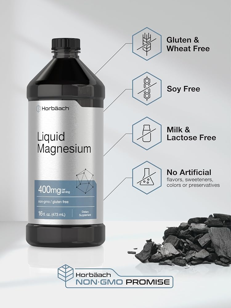 Horbäach Liquid Magnesium Mineral Complex - 16 fl oz - image 5