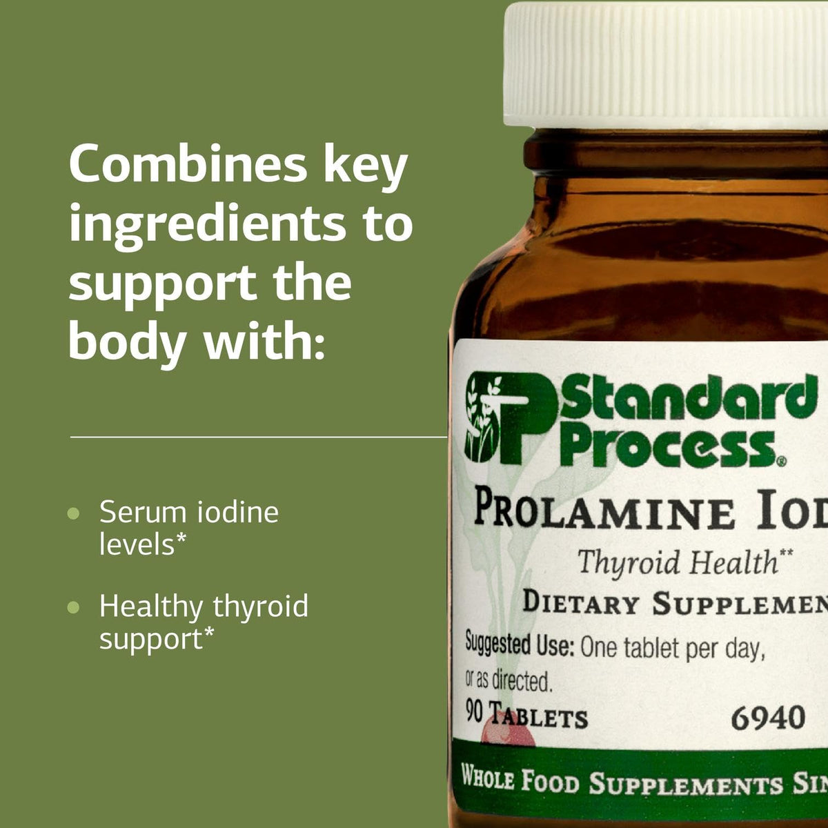 Standard Process Prolamine Iodine, Thyroid & Endocrine Support