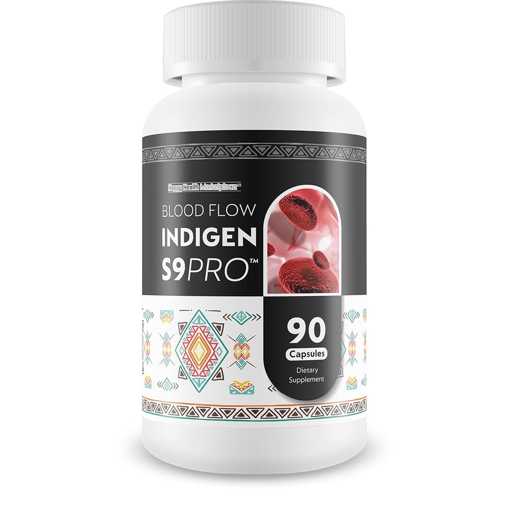 Happy Health Marketplace Blood Flow Indigen S9 Pro - 90 Capsules