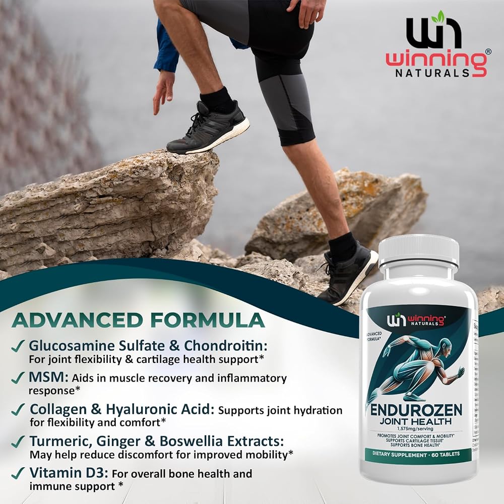WINNING NATURALS EnduroZen Joint Support Supplement - 60 Tablets - image 2