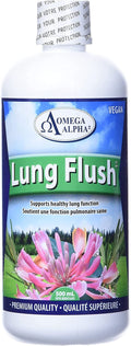 Omega Alpha Lung Flush Herbal Respiratory Support - 500ml
