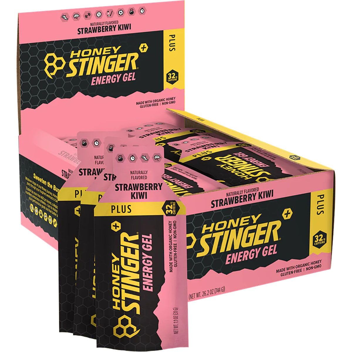 Honey Stinger Strawberry Kiwi Energy Gel - Pack of 24 - image 3