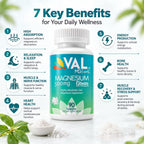 VAL Magnesium Citrate + B6 + Potassium - 90 Tablets - image 2