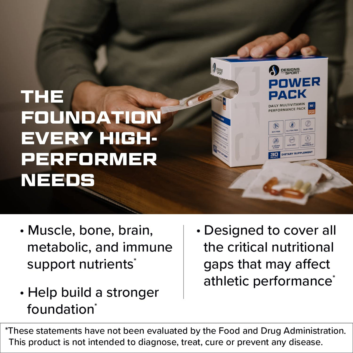 Designs for Sport Vitamin Packs Athlete's Supplement Stack - 30 Packets - image 4