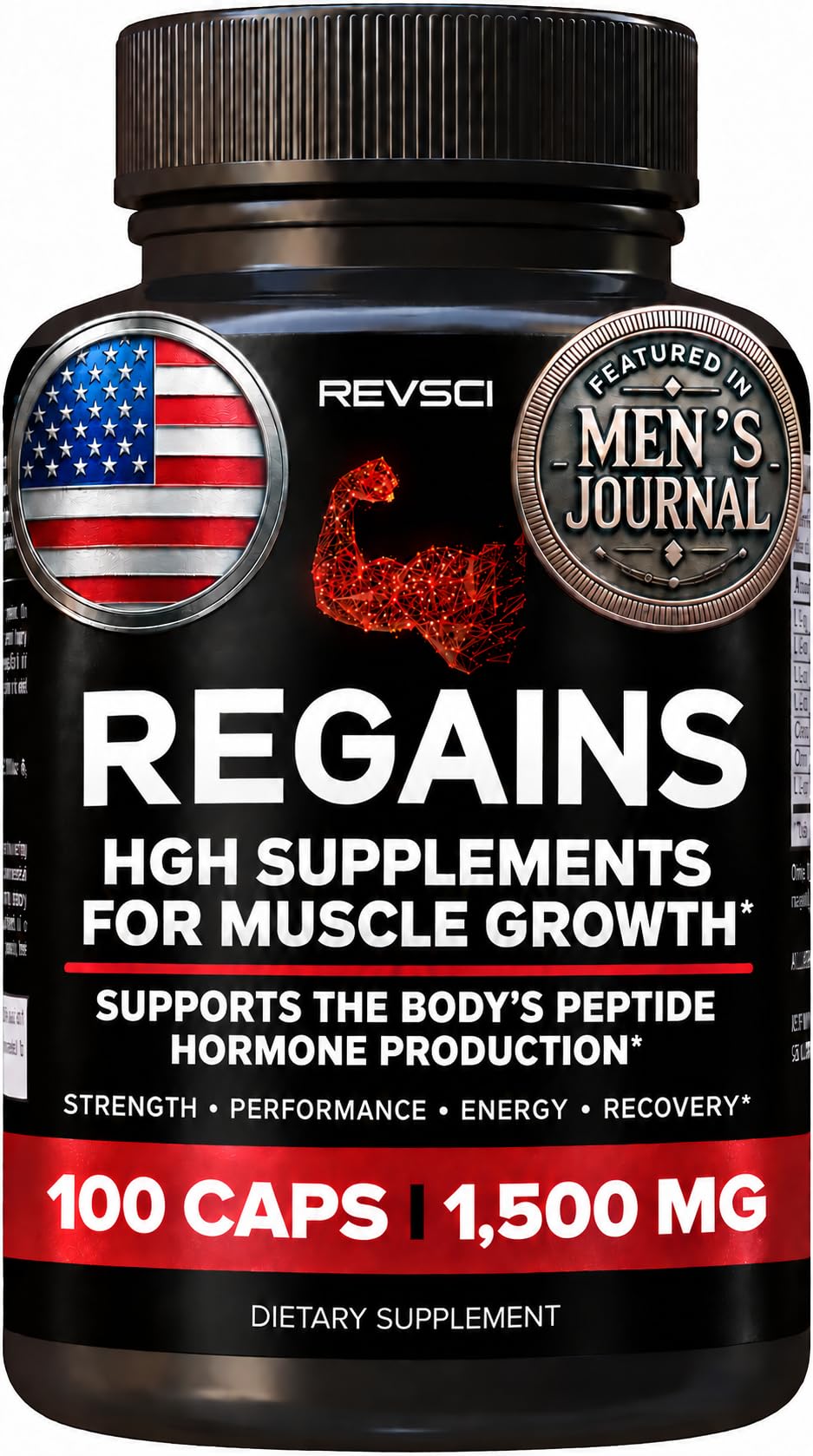 Revolution Science HGH Supplements for Men & Women - Regains Natural