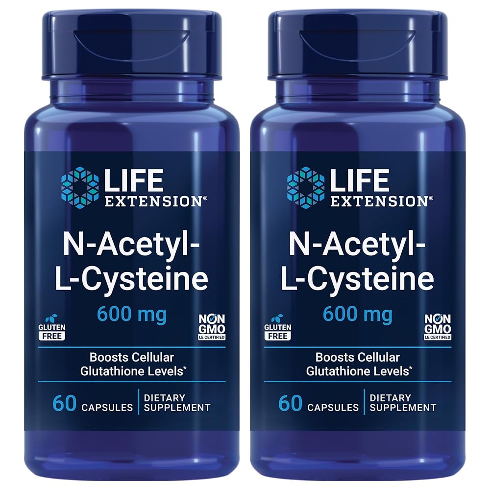 Life Extension N-Acetyl-L-Cysteine NAC 600 mg Immune Support