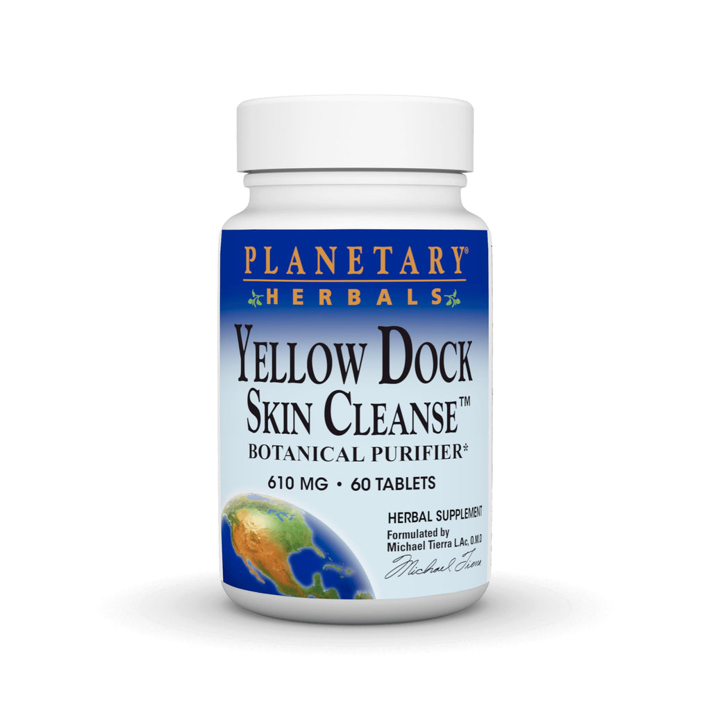 Planetary Herbals Yellow Dock Skin Cleanse - 60 Tablets