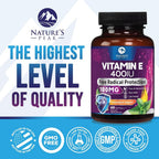 Nature's Peak Vitamin E 180 mg (400 IU) Softgels - E Vitamin DL-Alpha