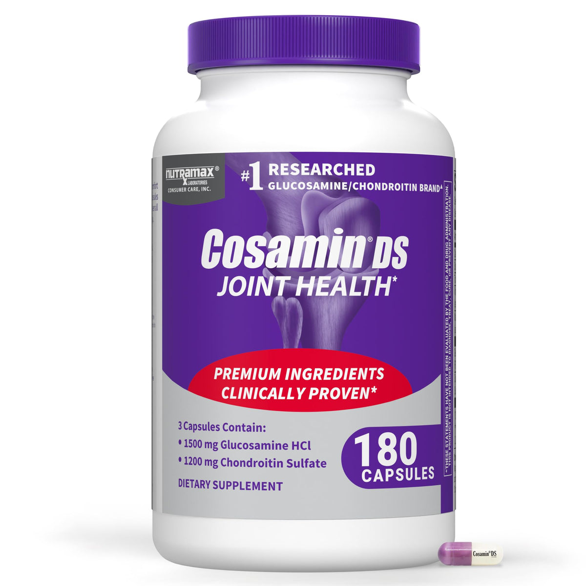 Nutramax Cosamin DS Glucosamine Chondroitin - 180 Capsules