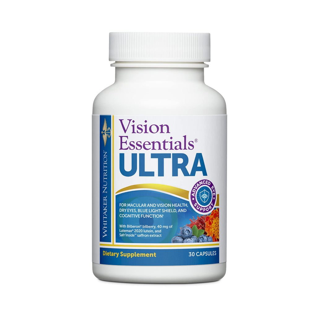 Dr. Whitaker's Vision Essentials Ultra Lutein - 30 Vegetarian Capsules