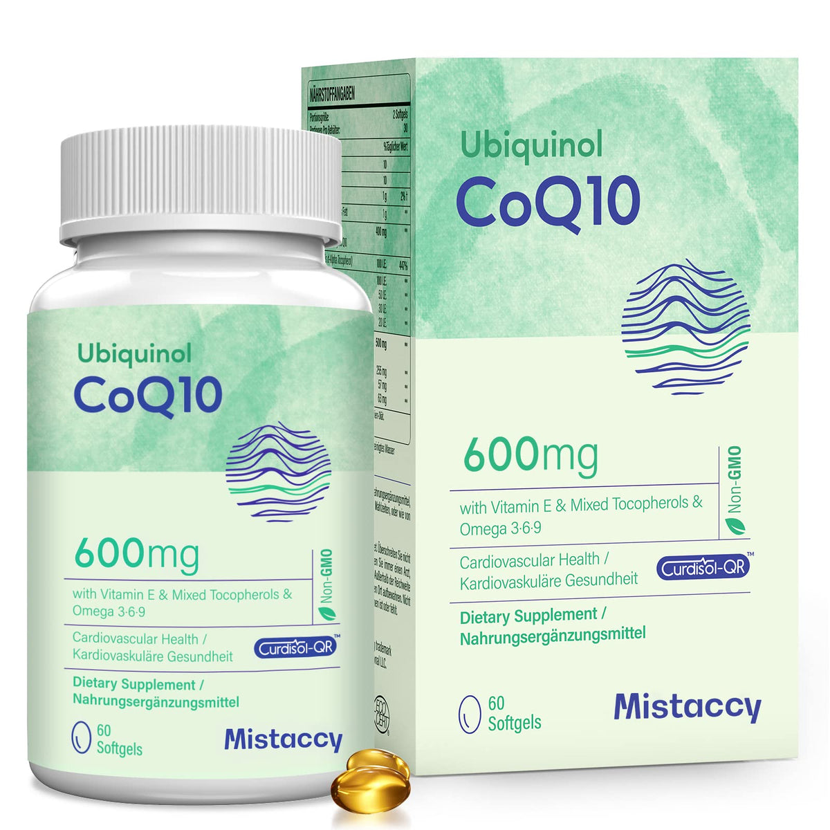 Mistaccy CoQ10 600mg Softgels